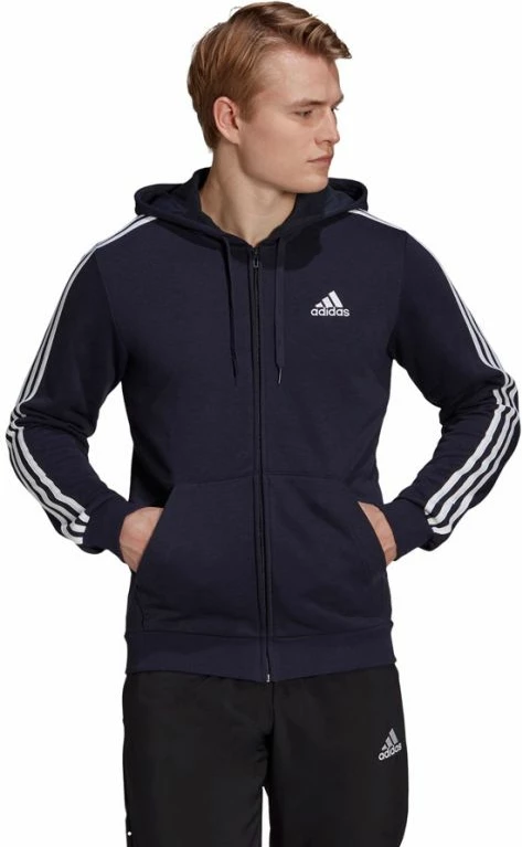 Duks me kapuç adidas për meshkuj, blu marin [Madhësia: S]