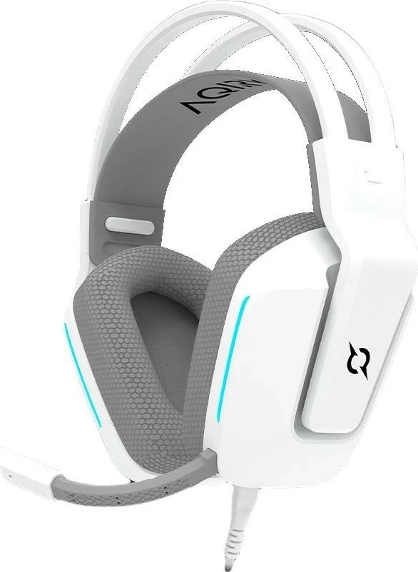 Kufje gaming Aqirys Alya 7.1 VS, me mikrofon, të bardha