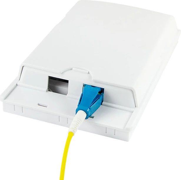 Adapter fiber optik LogiLink LC Duplex, set 12 copë, pa flanxhë, blu