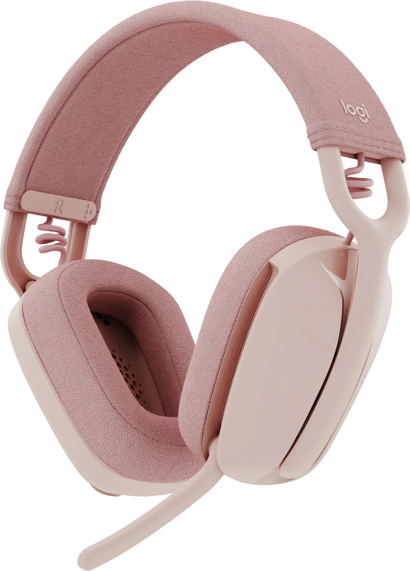 Kufje Logitech Zone Vibe 100, Wireless, 185 g, Rozë