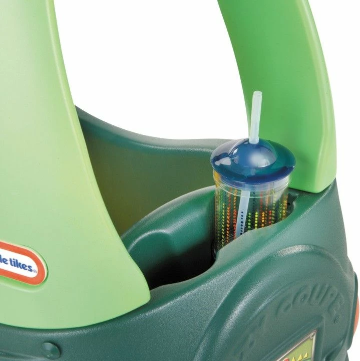 Vetura lodër me shtytje Little Tikes Cozy Coupe Dino 173073, jeshile/verdhe