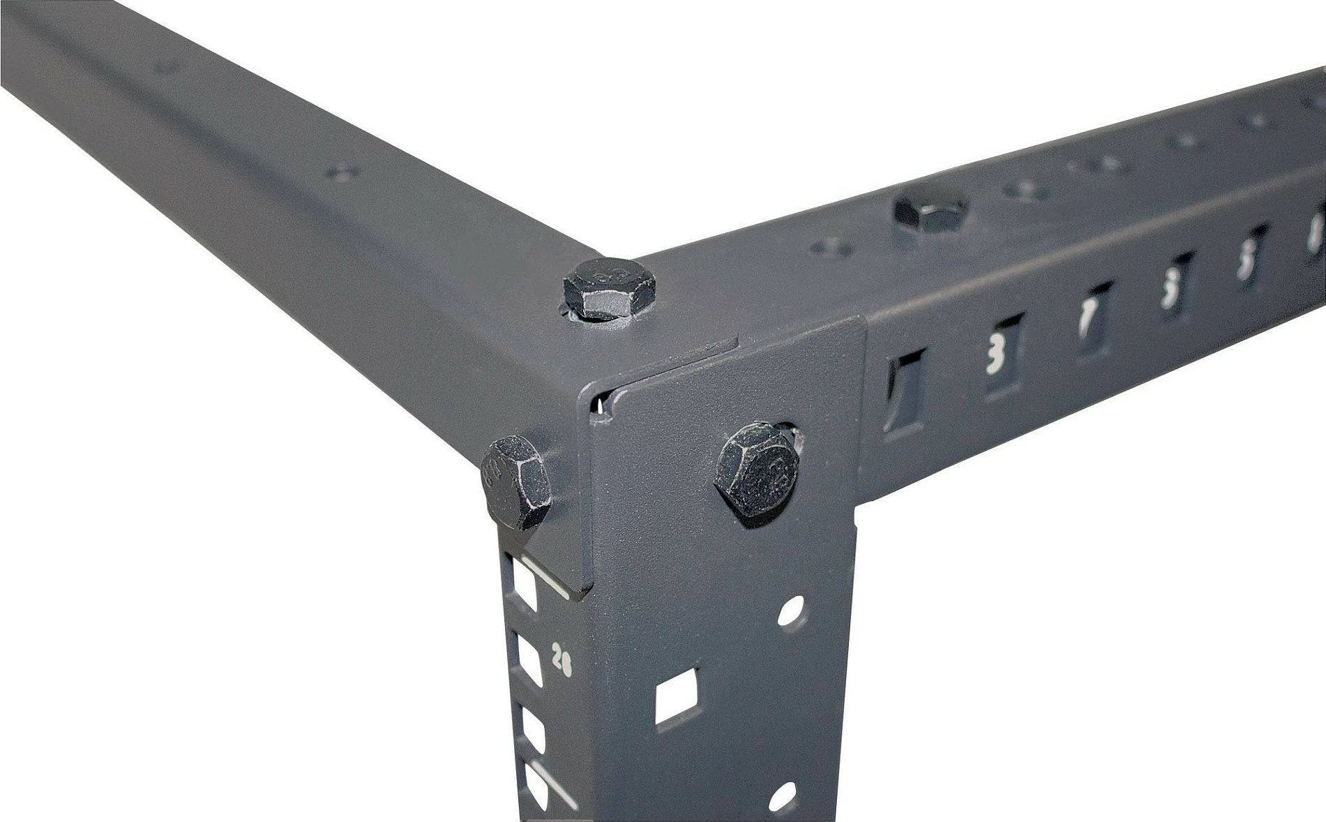 Rak rrjeti Intellinet 19", 26U, 4-post open frame, 360kg, i zi