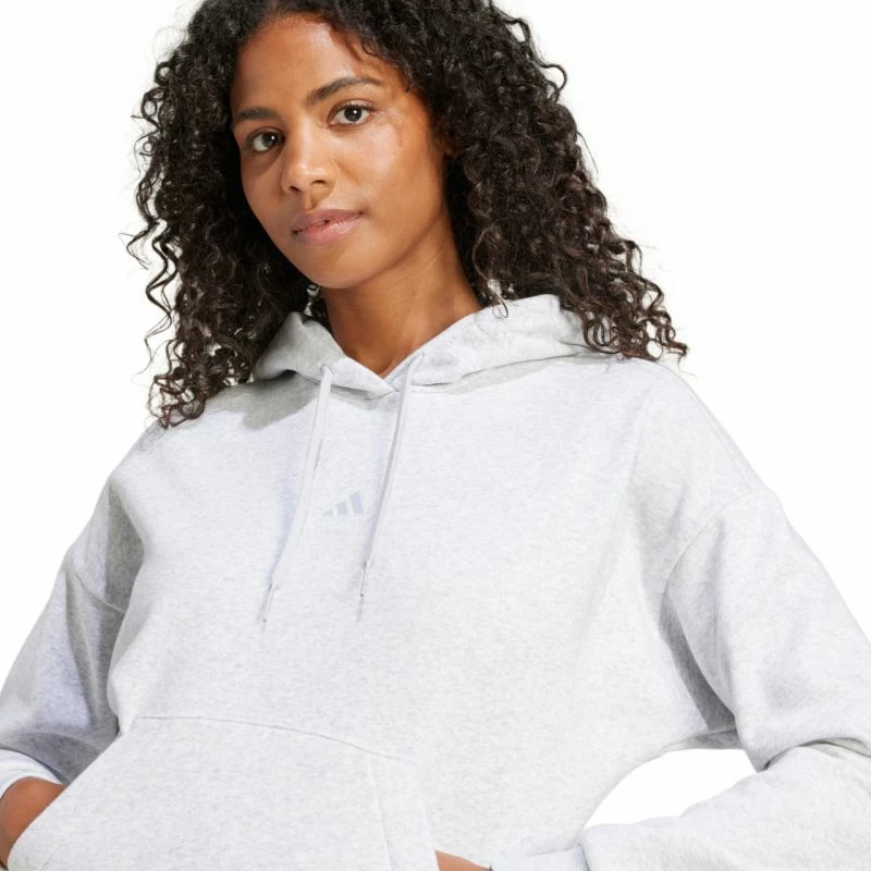 Duks për femra adidas Essentials Small Logo Feel Cozy JN1853, gri e çelët