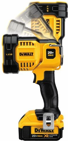 Llambë pune pa kabllo DeWalt DCL043-XJ 1000 lm 18V XR Li-Ion LED IP54, verdhë/zezë, pa bateri/pa karikues