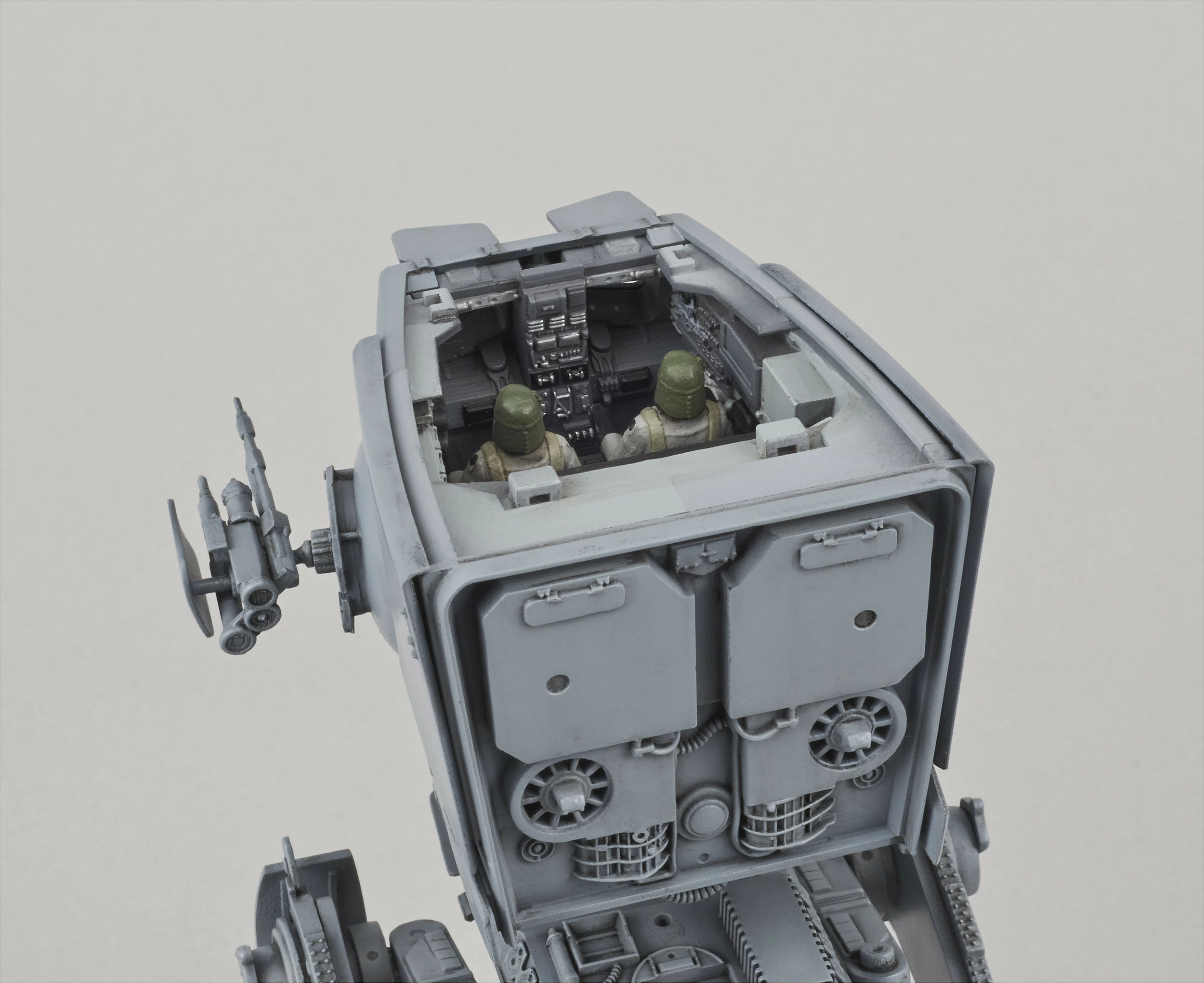 Model montimi Revell AT-ST 1:48, 144 pjesë, 18.2 cm, Star Wars, gri