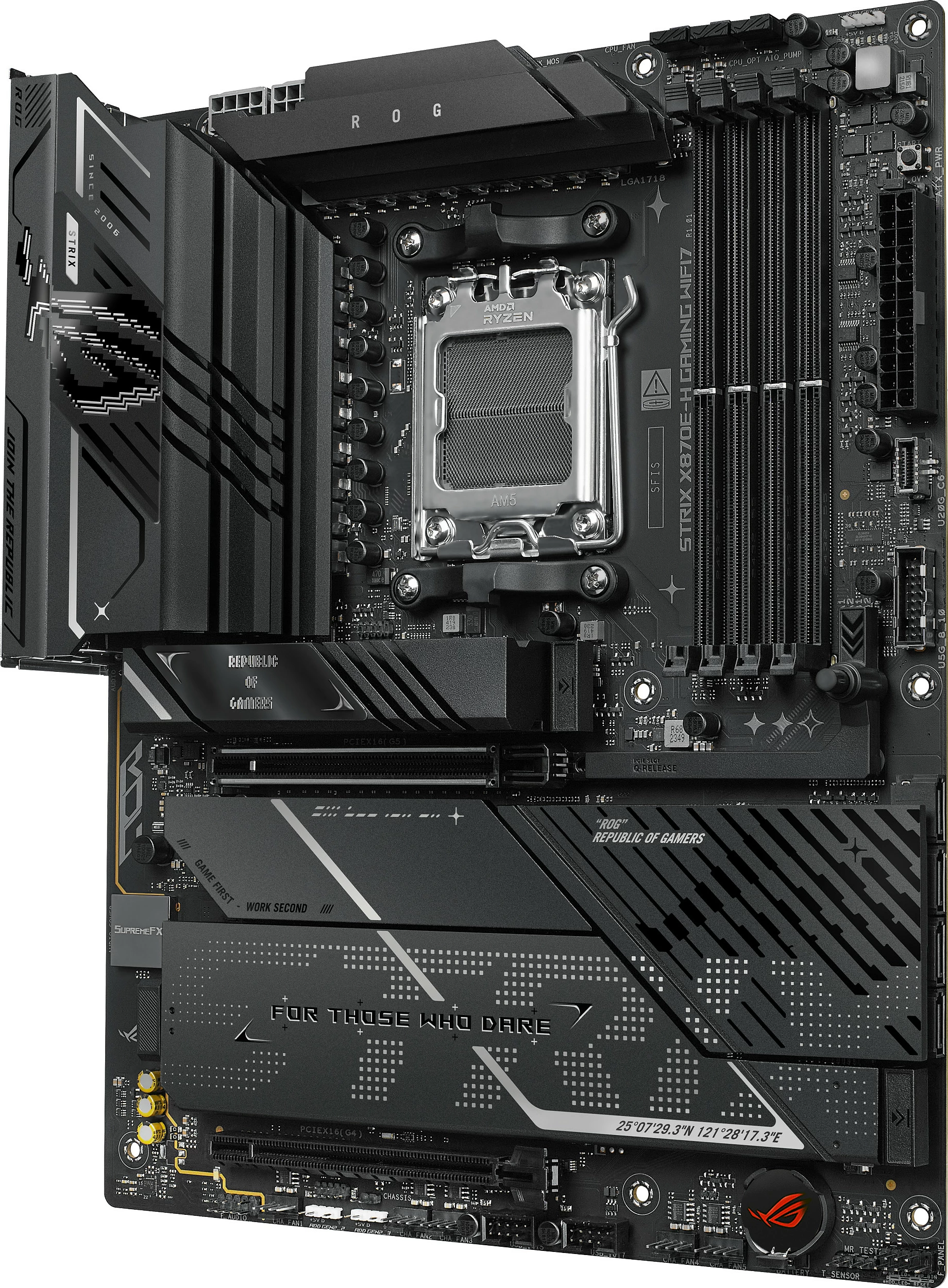 Pllakë amë ASUS ROG STRIX X870E-H GAMING WIFI7, Socket AM5, ATX, DDR5 deri 256GB, e zezë
