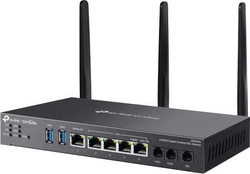 Ruter TP-Link Omada DR3650v AX3000, 4 porta Gigabit, 3 antena, i zi