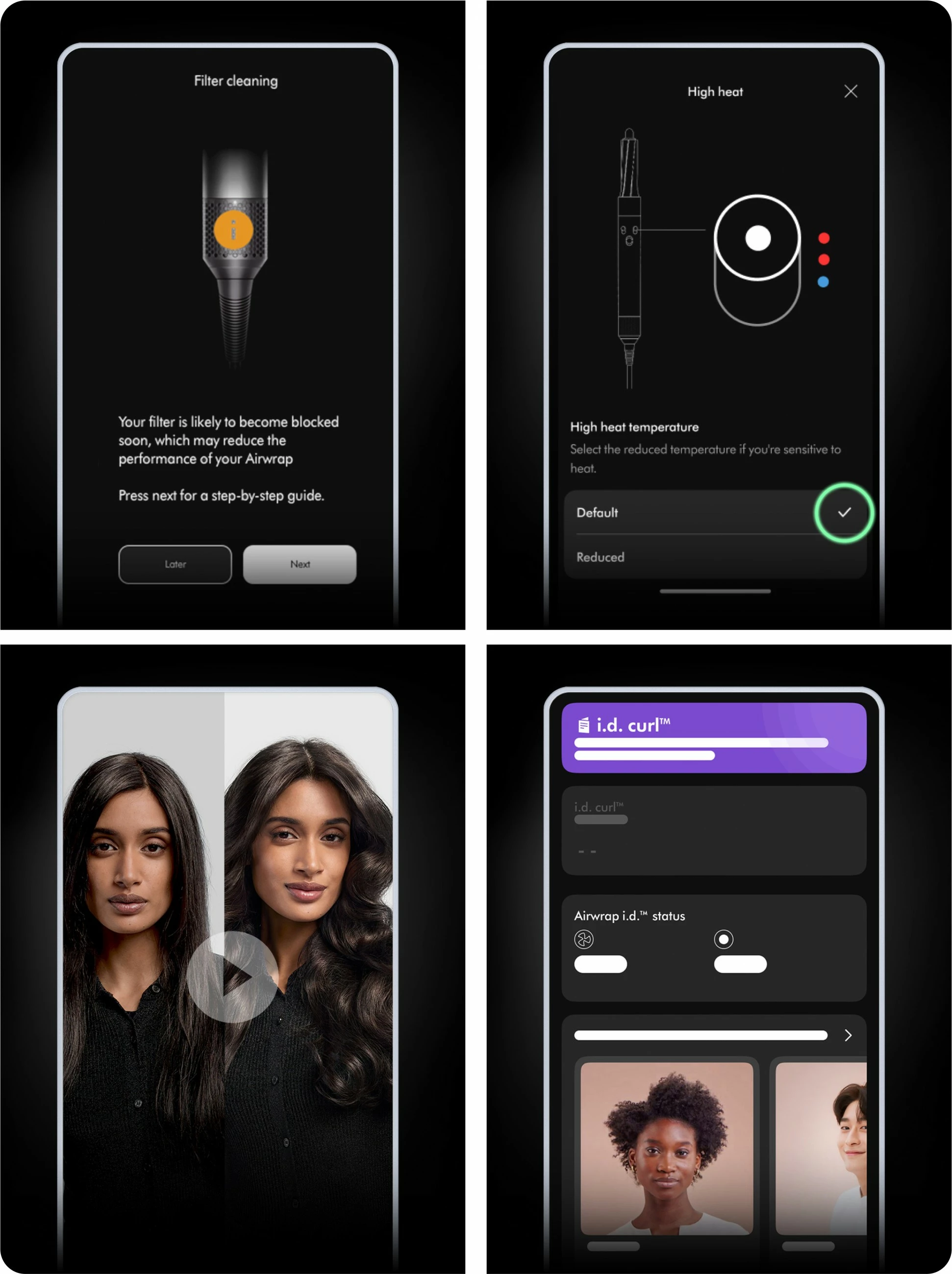 Multistyler Dyson Airwrap HS08 ID Complete Long, 6 aksesorë, 1300W, patina/topaz/jeshile