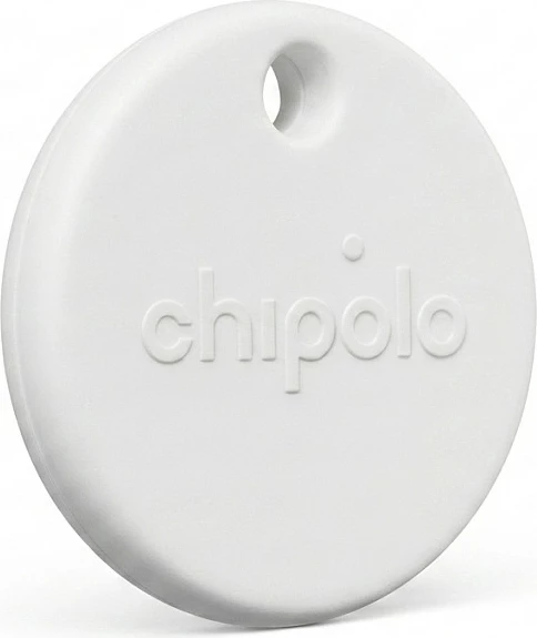 Tracking tag Chipolo POP, kompatibil me Apple Find My dhe Find Hub, CR2032, IP55, i bardhë