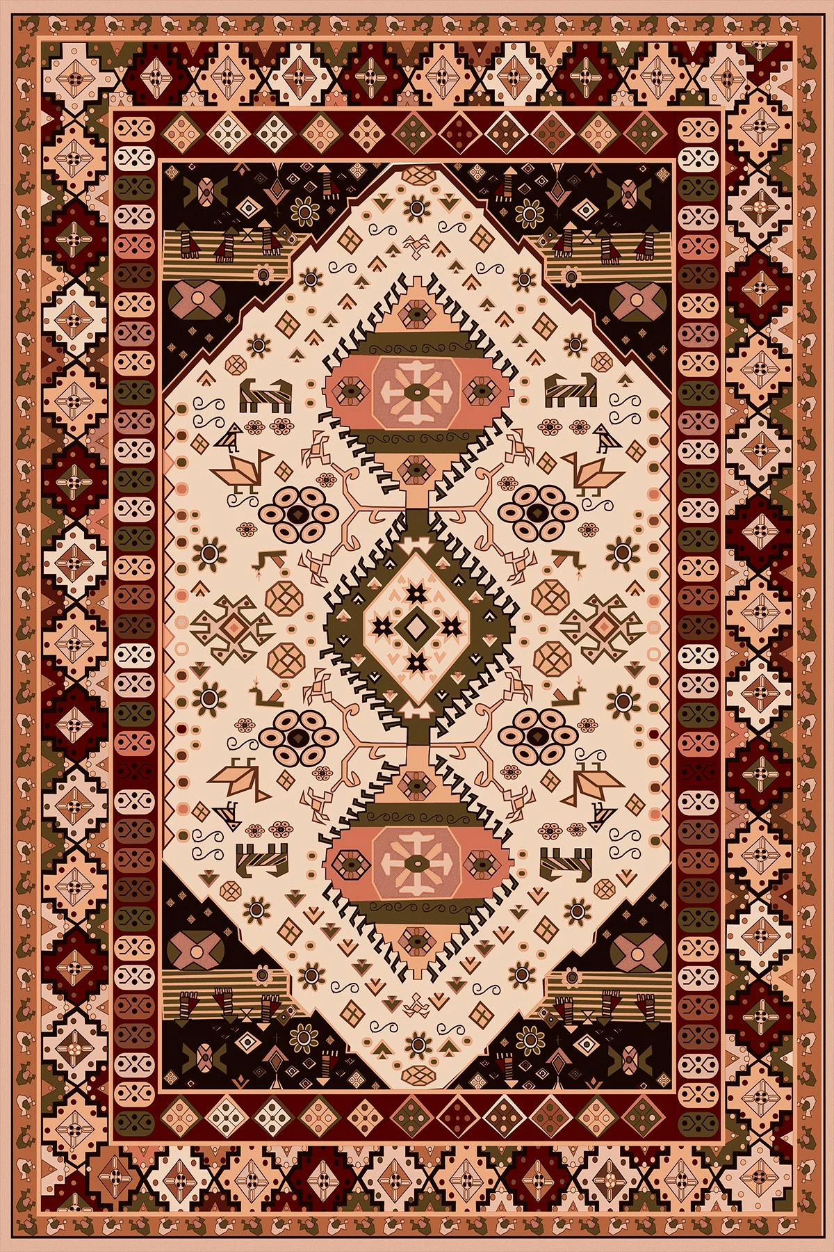 Qilim korridori, shumëngjyrësh, Conceptum Hypnose CT-1101, 80x150cm