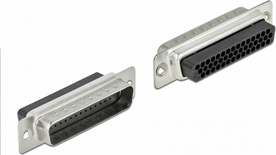 Adapter DeLOCK D-Sub HD 44-pin (Mashkull) në 2x RJ45 (Femër), beige