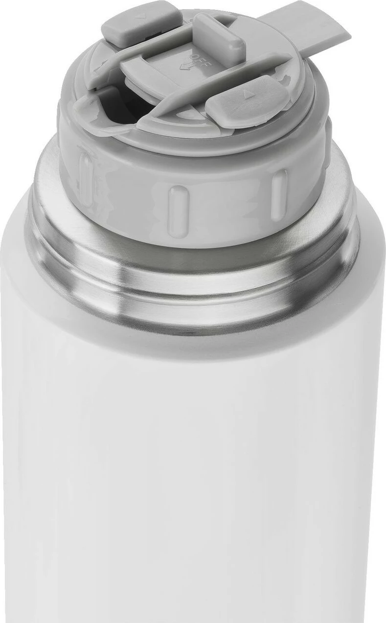Termos Zwilling Thermo Isolierflasche me filxhan të integruar, e bardhë