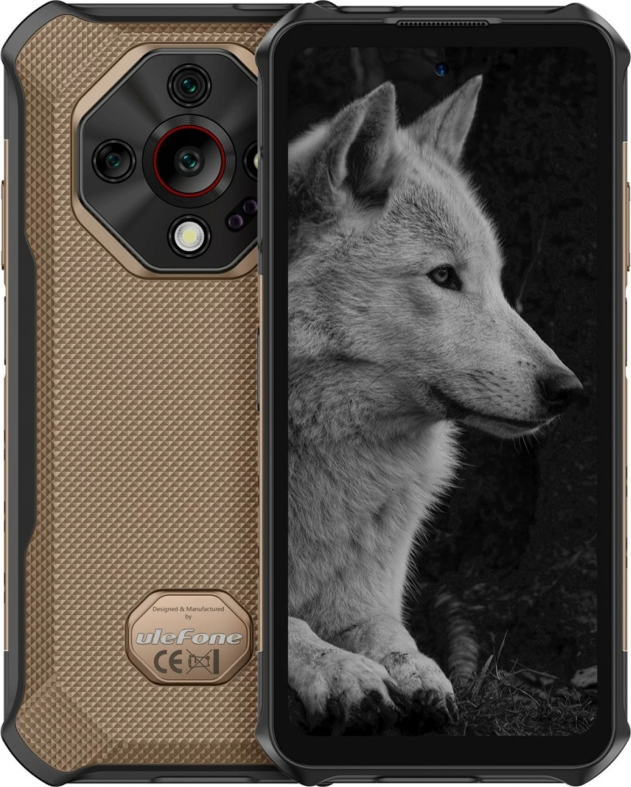 Celular Ulefone Armor X16 Pro 5G 8/256GB 6.56" 120Hz IP69K, kafe