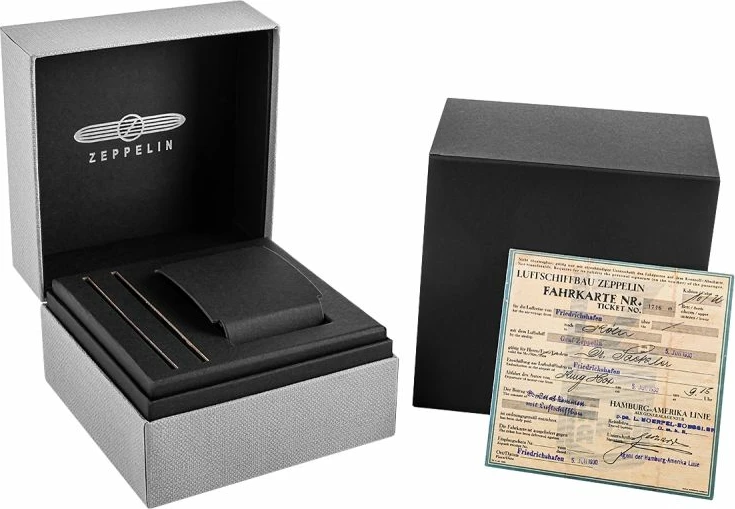 Orë dore për meshkuj Zeppelin, kafe