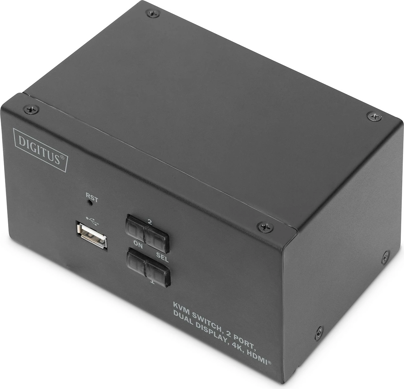 Switch KVM Digitus DS-12860, 2 porta, HDMI, 4K, i zi