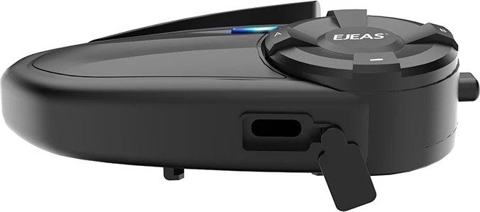 Interkom për motoçikletë EJEAS Q7, Bluetooth 5.1, IP65, i zi
