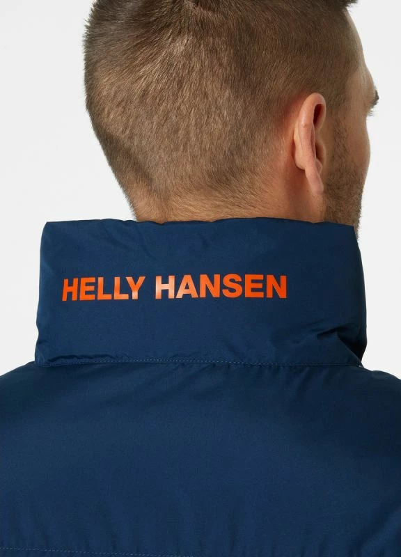Jakne për meshkuj Helly Hansen YU 23 Revesible Puffer, ngjyrë vjollcë dhe blu marine [Madhësia: L]