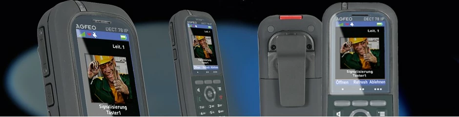 Telefon IP AGFEO DECT 78 IP, Wireless, Gri