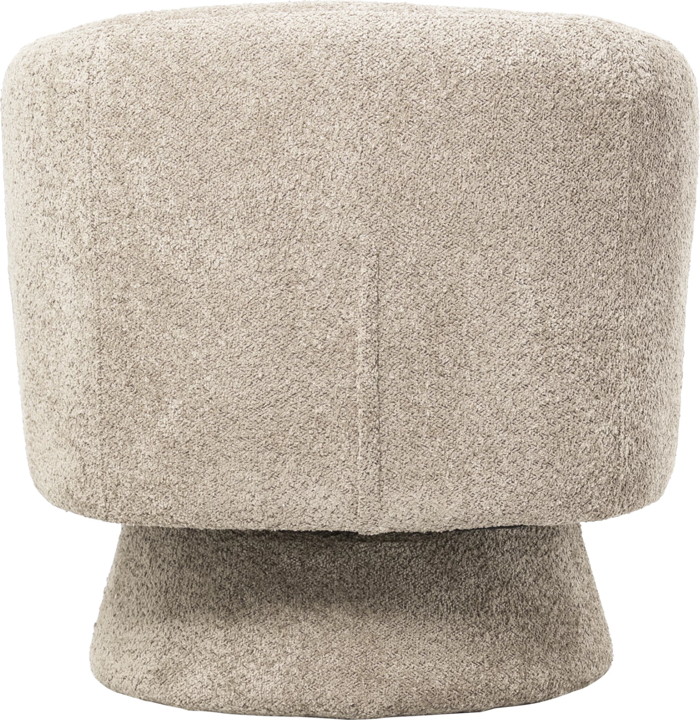 Karrige rrotulluese KARLEN FH9592.03, stof boucle, ngjyrë bezhë, 78x81x77H cm