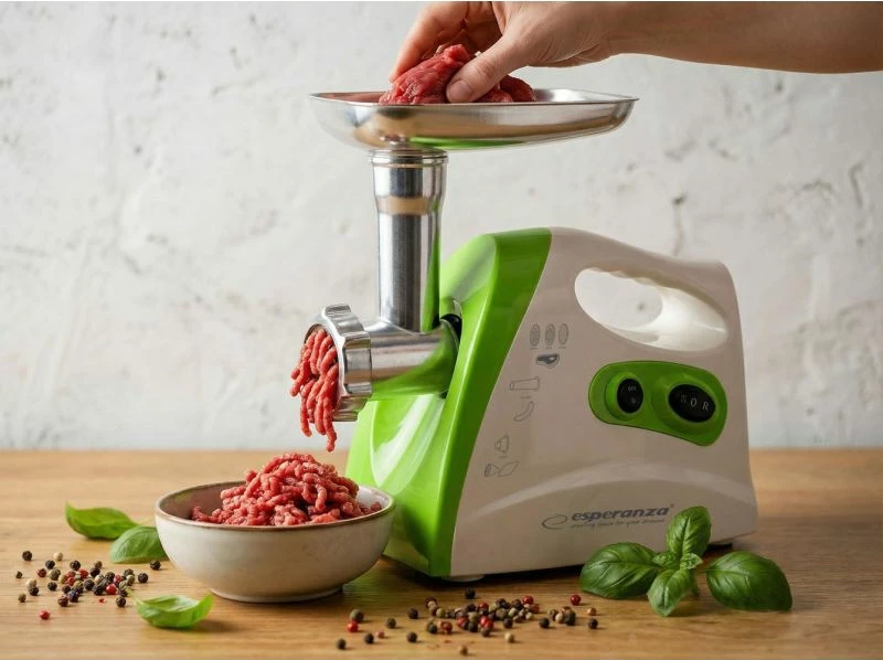 Makinë bluarëse mishi Esperanza Meatball EKM012G, e bardhë/jeshile