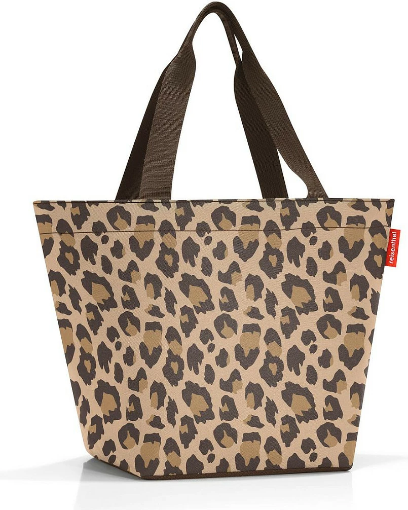 Çantë shopper reisenthel Shopper M, 15 L, poliester, multicolor (leopard)