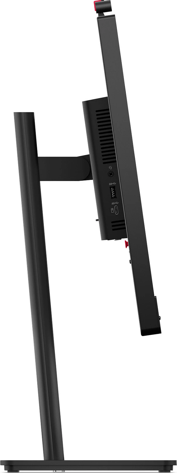 Monitor Lenovo ThinkVision T27QD-4v, 27", QHD 2560x1440, HDMI/DP/USB-C Dock, kamerë/mikrofon/altoparlantë, Eclipse Black