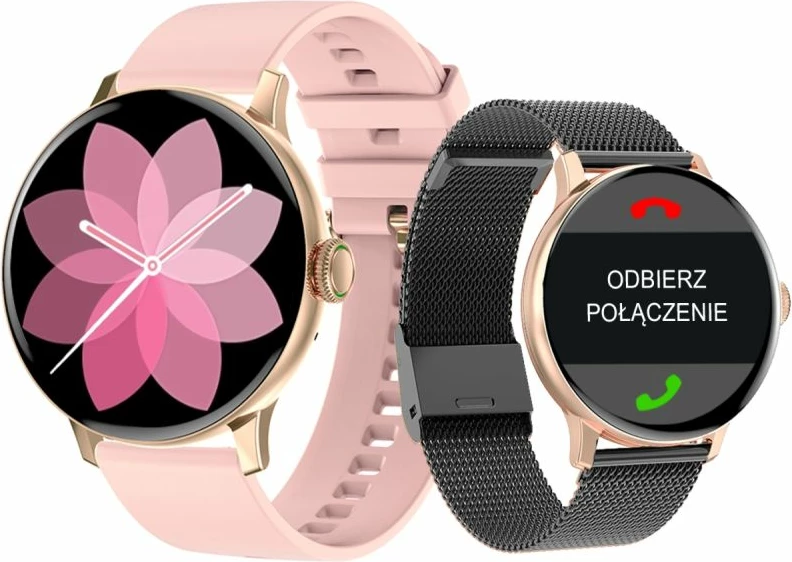 Smartwatch për femra Giewont, rozë gold