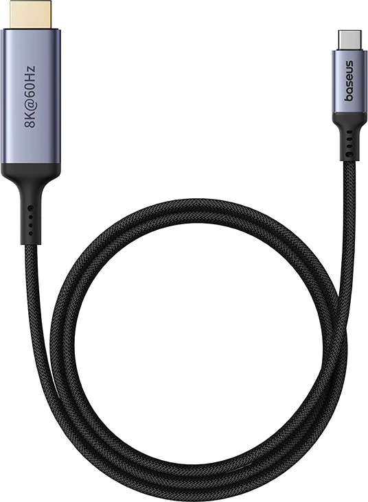 Kabllo USB-C në HDMI Baseus BS-OH064, 1.5m, 8K 60Hz, e zezë