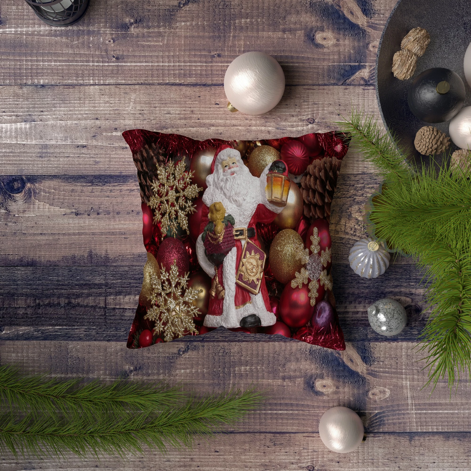 Jastëkë mbulesë Aberto Design, NYXMAS141, shumëngjyrëshe, 43x43cm
