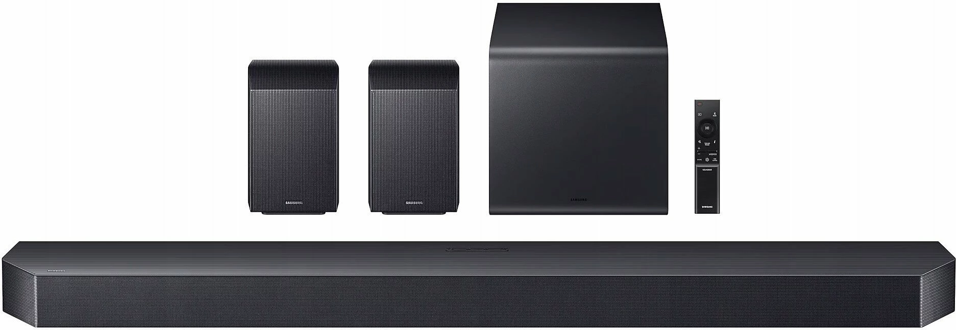 Soundbar Samsung HW-Q990F 11.1.4 656 W Dolby Atmos/DTS:X Wi‑Fi Bluetooth, zi, set me subwoofer + 2 altoparlantë prapa
