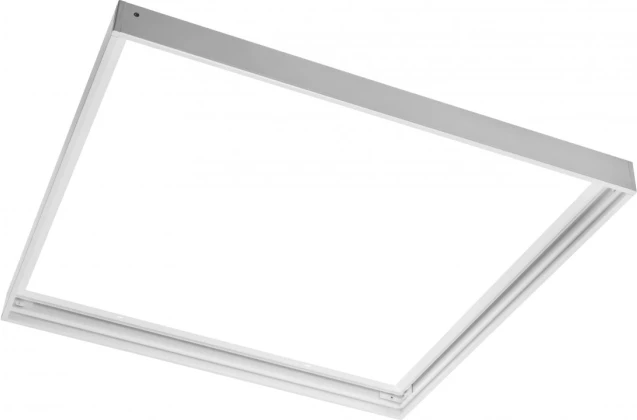 kornizë montimi për panel LED GTV RM-KNG60X60-00 600x600mm lartësi 44mm alumin, e bardhë
