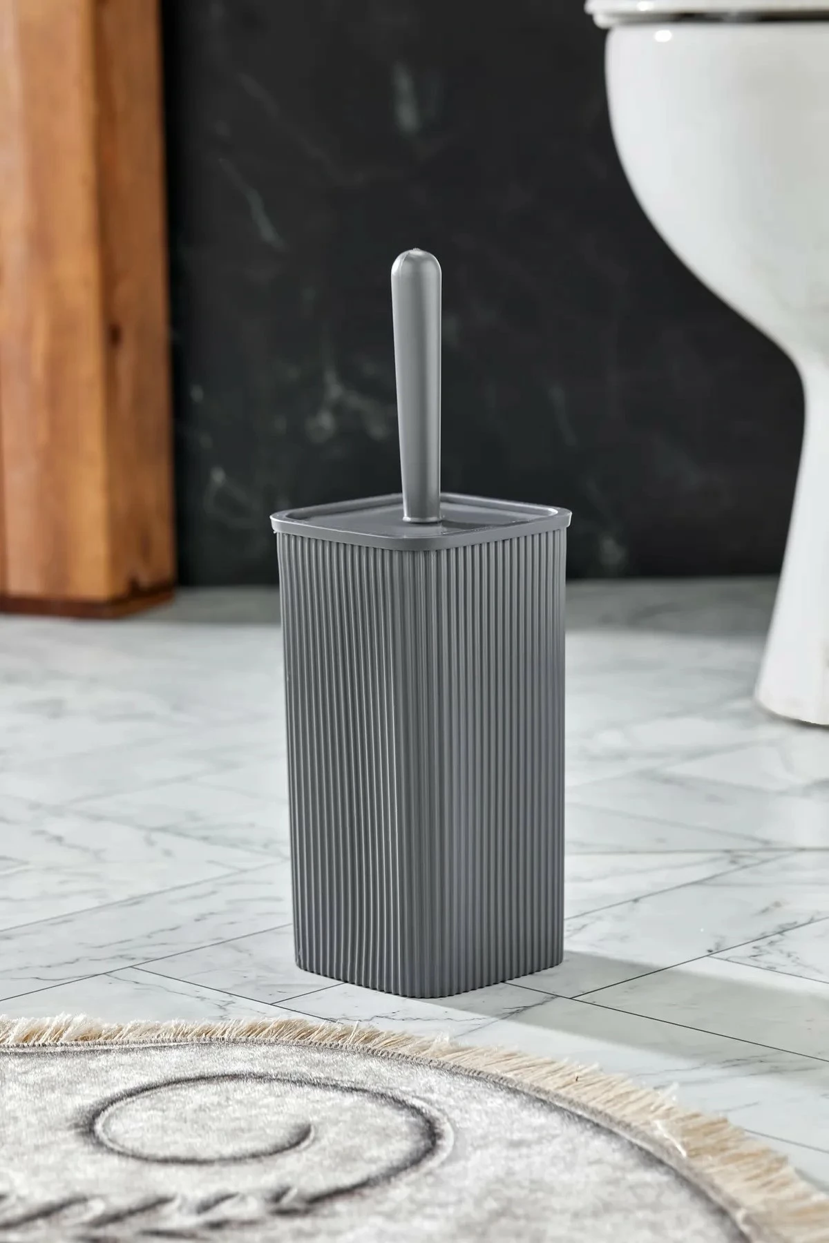 Fshesë për WC Mijölnir, PZR-049, ngjyrë gri