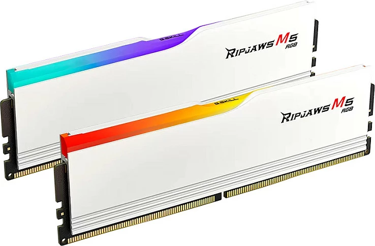 RAM Memorje G.Skill Ripjaws M5 RGB 32GB (2x16GB) DDR5, bardhë