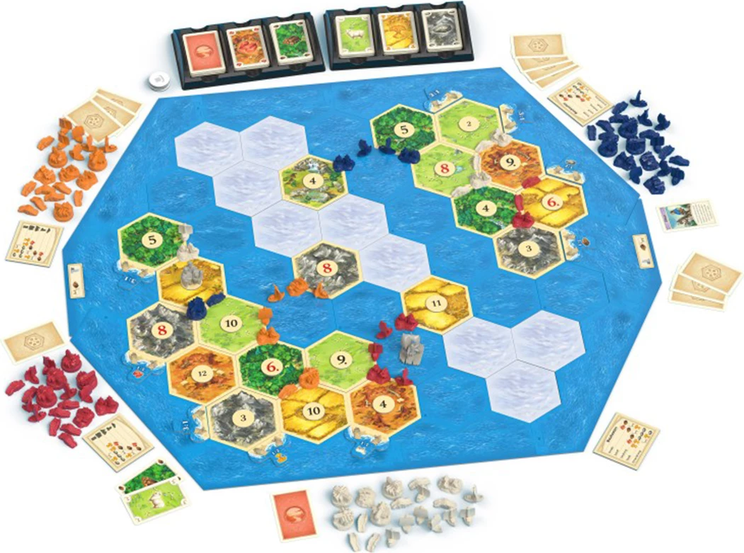 Zgjerim lojë tavoline Igroljub Catan Seafarers (Pomorci), Sllovenisht, 3-4 lojtarë