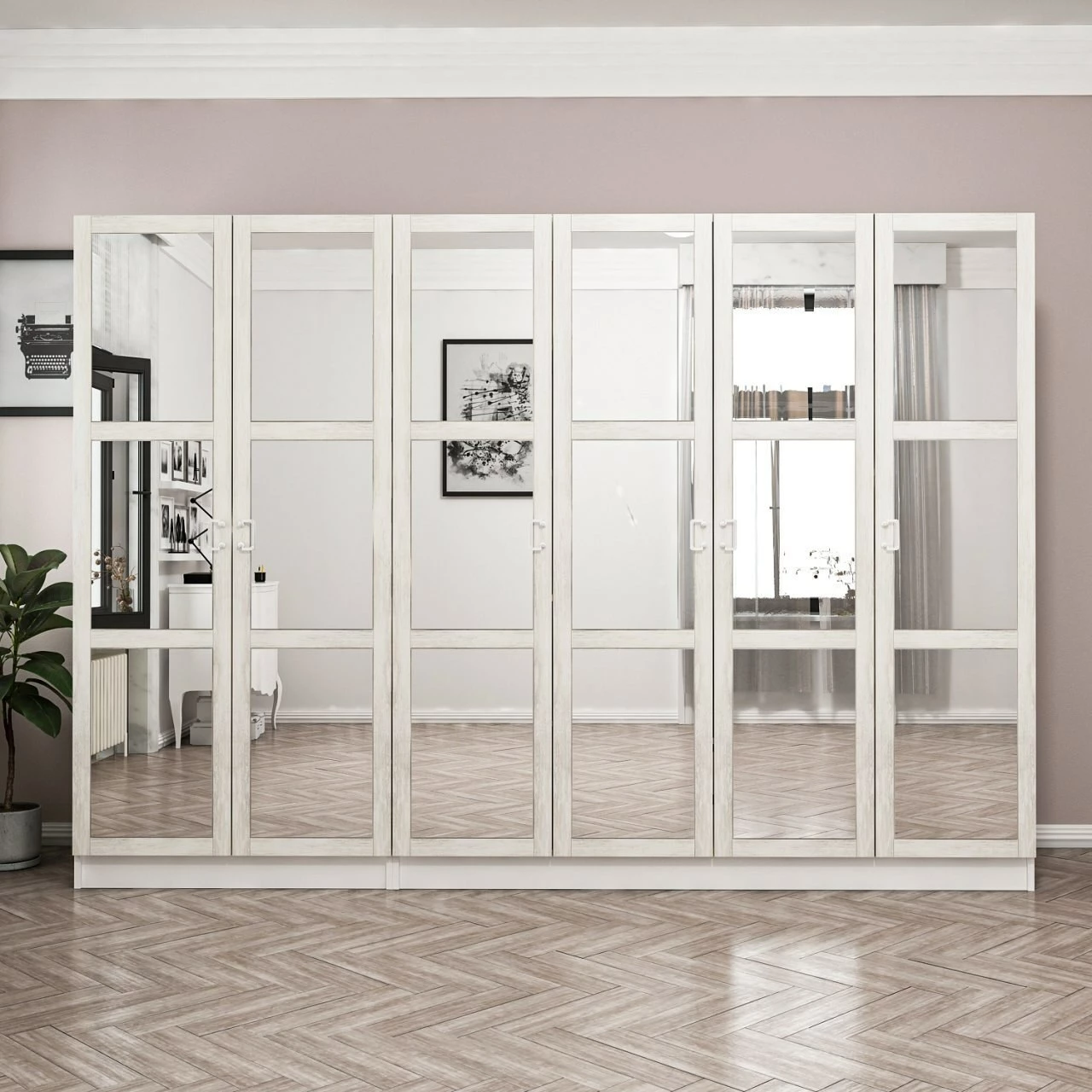 Dollap Skye Decor, ngjyrë e bardhë, Kale Country, 3846