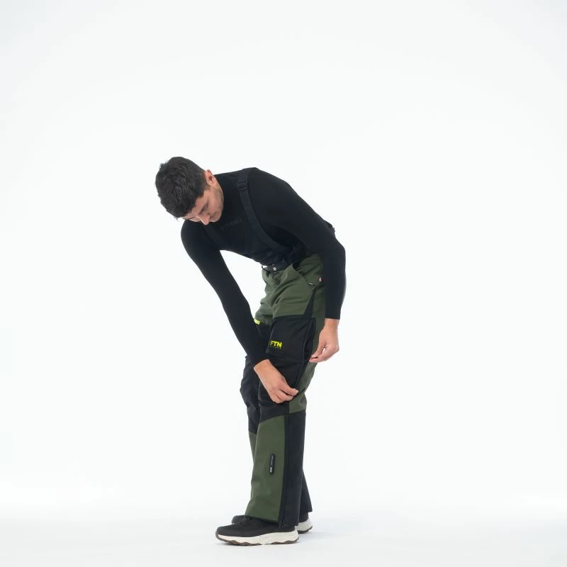 Pantallona ski për meshkuj Fitanu VORAL Primaloft, të zeza