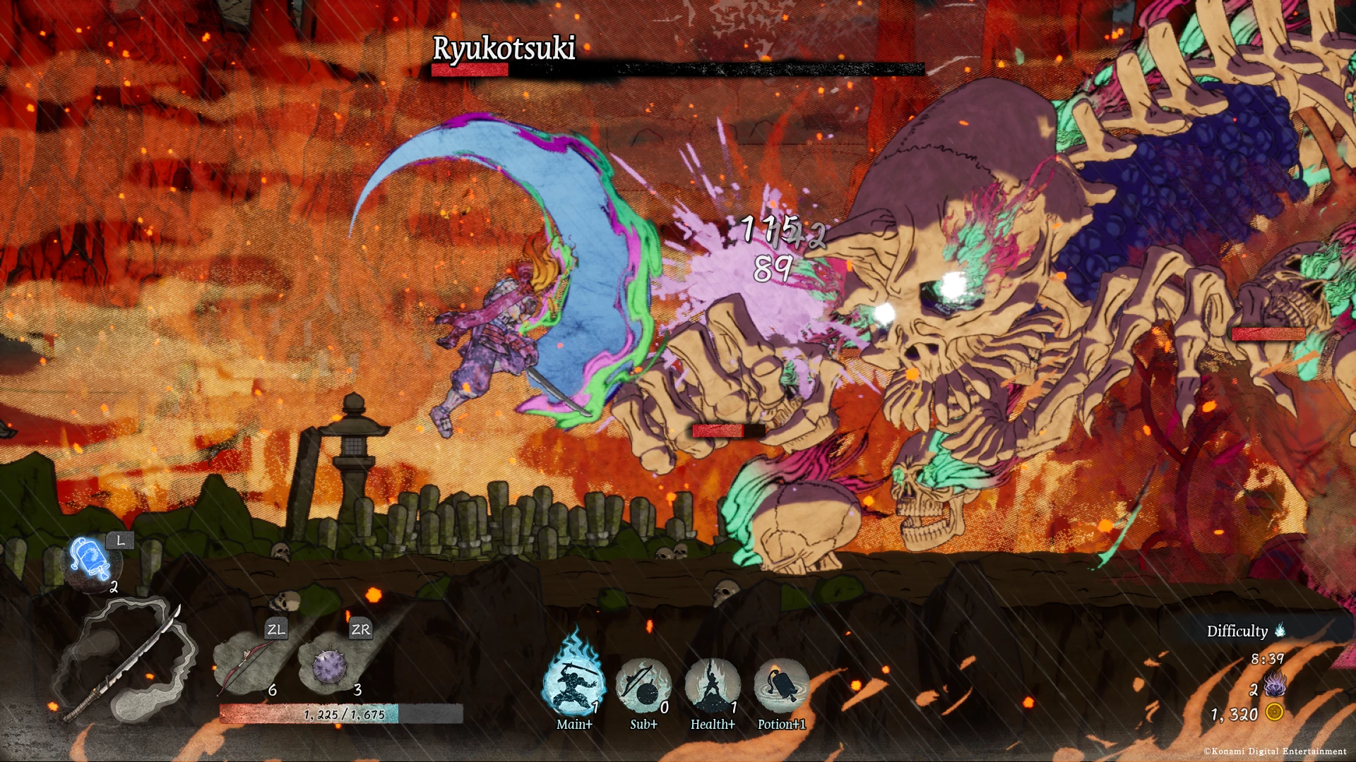 Lojë Konami GetsuFumaDen: Undying Moon për Nintendo Switch