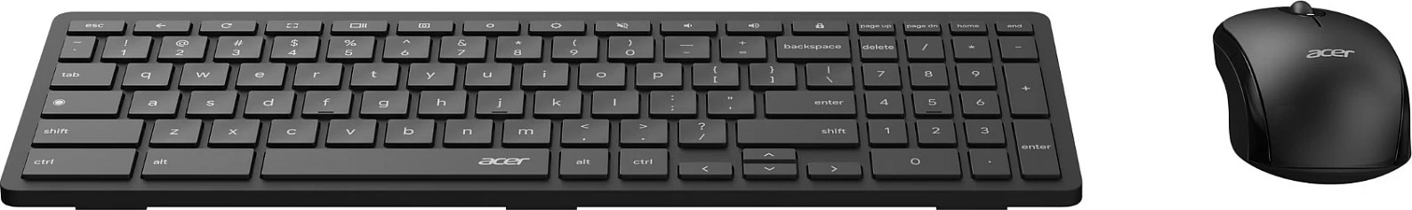 Set tastierë & maus pa kabllo Acer Wireless Keyboard & Mouse Kit, e zezë