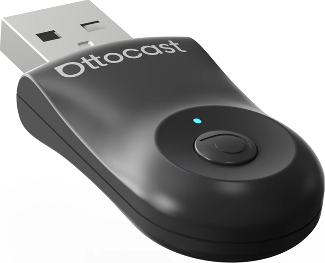 Adapter wireless për makinë Ottocast CA505-T MINI, CarPlay & Android Auto, i zi