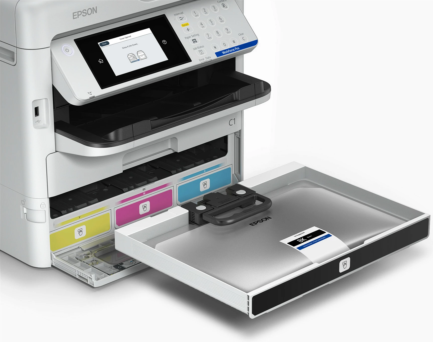 Printer multifunksional Epson WorkForce Pro EM-C800RDWF, inkjet, A4, i bardhë
