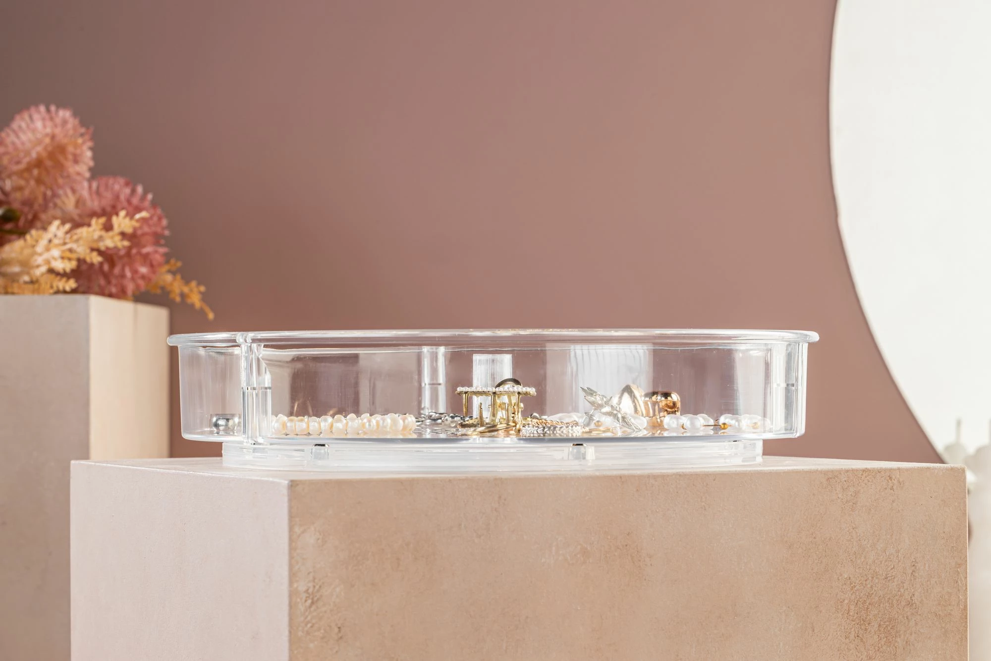 Organizues për make-up, transparent, Evila Originals, CPLAS1