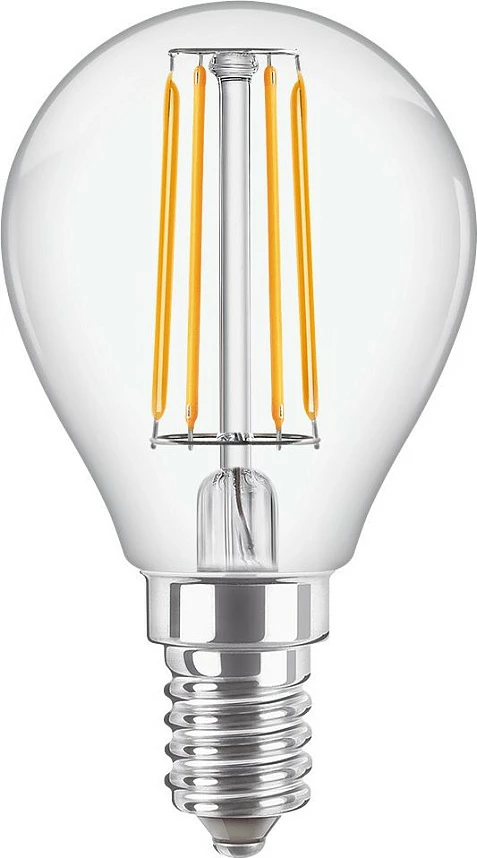 Llambë LED Philips Classic P45, 4.3W, 470 lm, 2700K, E14, e tejdukshme