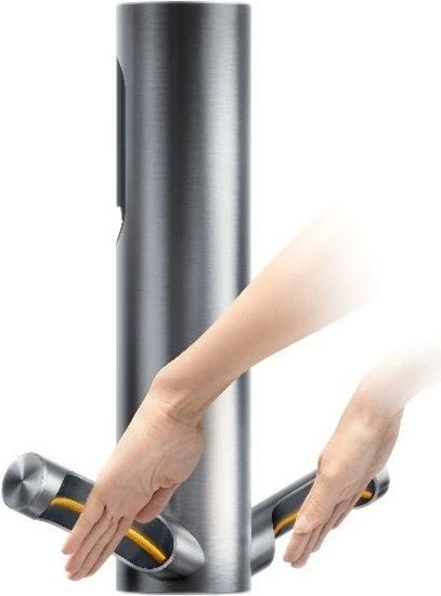 Tharëse duarësh Dyson Airblade 9KJ, Çelik inox 3