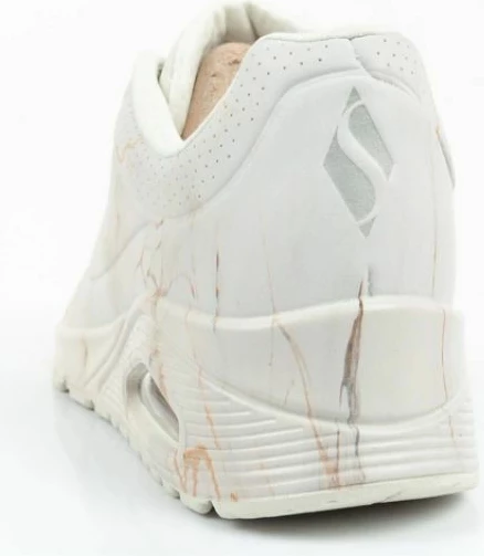 Atlete femra Skechers, të kremta