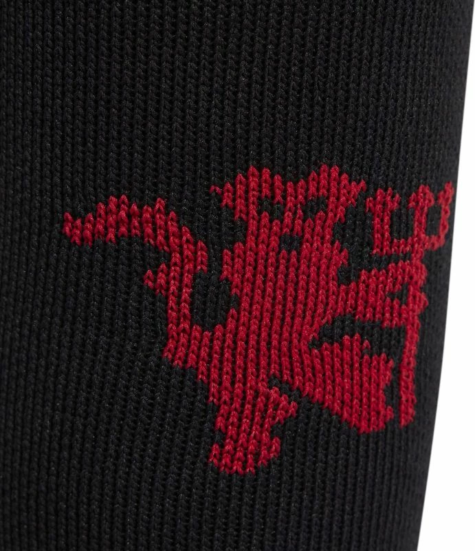 Çorape futbolli adidas Manchester United, për meshkuj, të zeza dhe të kuqe