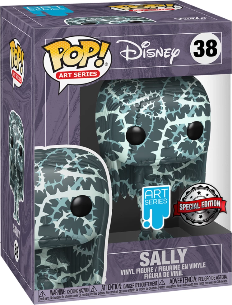 Figurinë Funko Pop Art Series Disney The Nightmare Before Christmas Sally #38, Special Edition, inverted colors