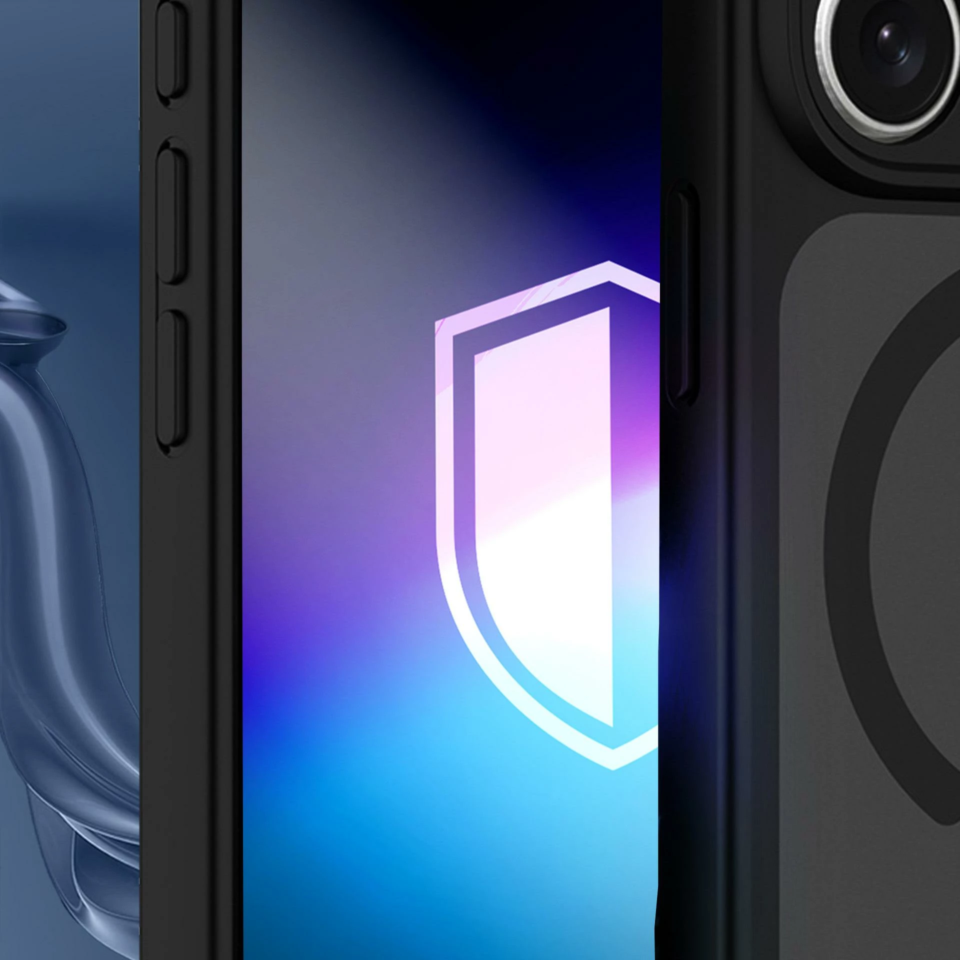 Mbështjellës 3mk Misty MagCase për iPhone 17 Pro Max / 18 Pro Max, MagSafe, i zi, në kuti