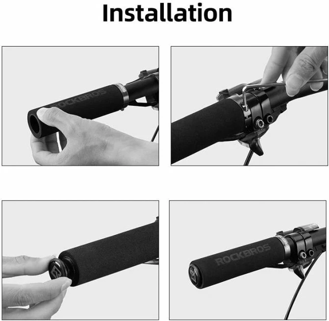 Doreza timoni për biçikletë Rockbros, të gjelbra