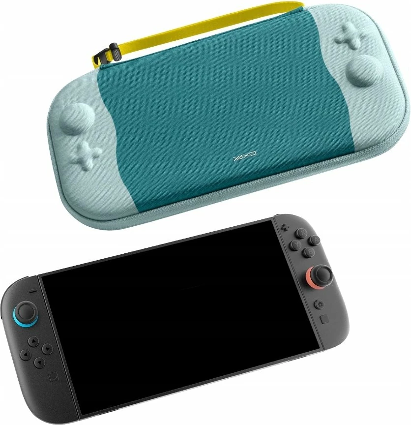 Kasë mbrojtëse për konzolë Yaxo Tahoe Cool Edition për Nintendo Switch/ Switch 2, Mint Blue