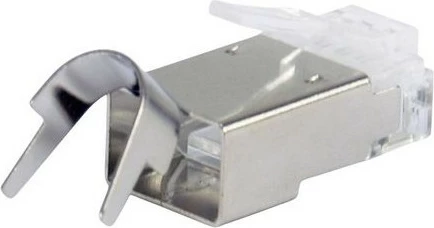 Steker rrjeti EQUIP Cat.8 RJ45, set 50 copë, i mbrojtur, gri